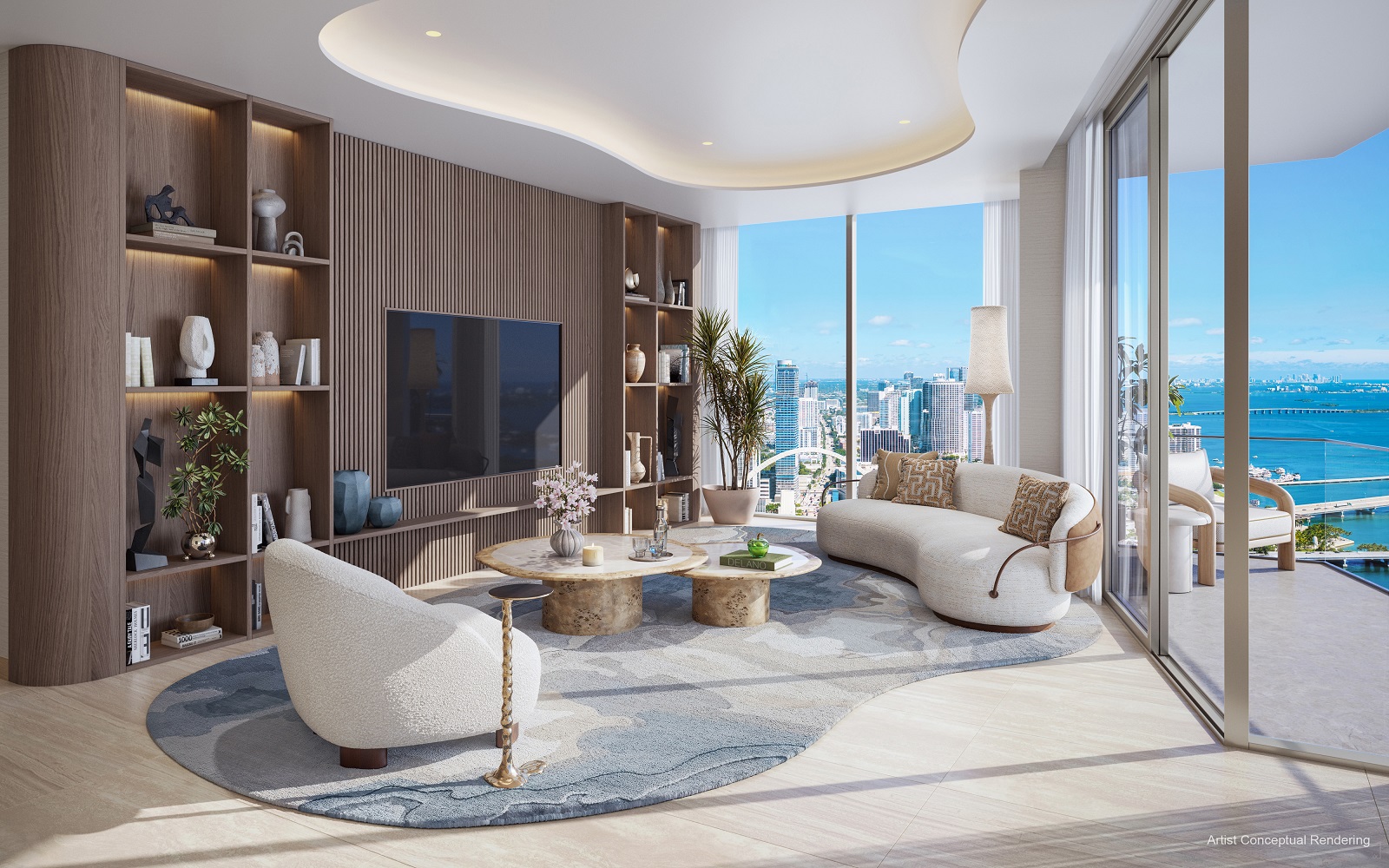 Luxury villa interior